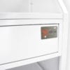 Deluxe Hostess Stand White Frame Drawer - Closeup