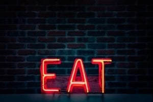 Restaurant Signage EAT