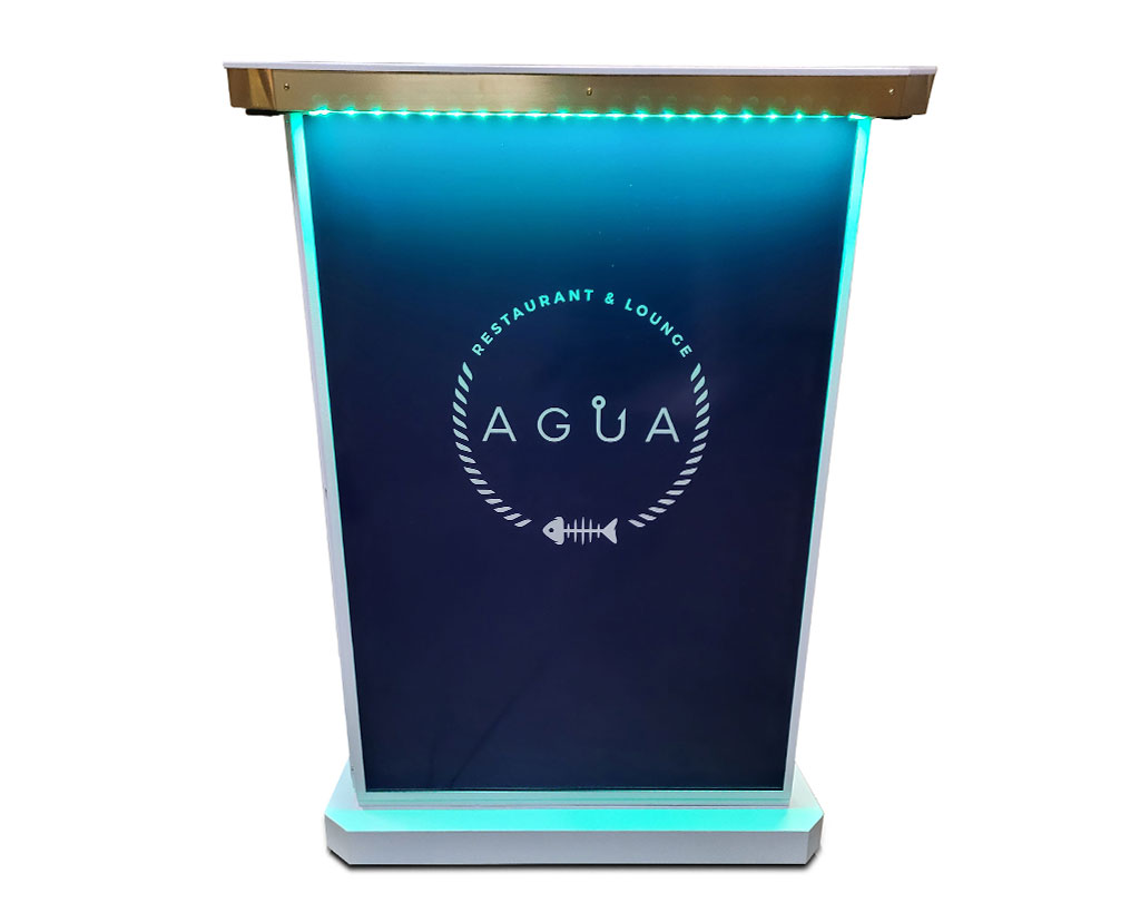 Agua Restaurant Deluxe Hostess Stand