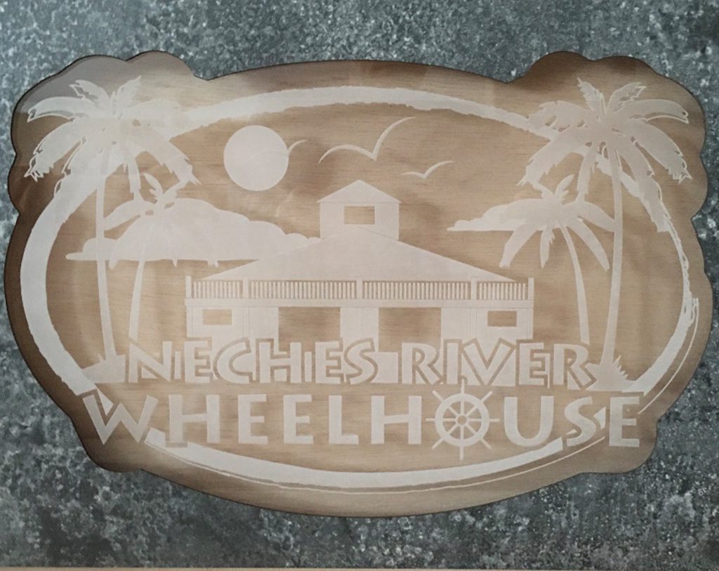 Neches River Wheelhouse Signage
